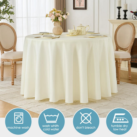 VidaFete pack of ten folded tablecloths offers event-ready matching sets