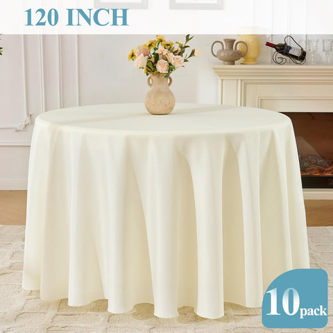 VidaFete scale comparison on table demonstrates generous overhang for large tables