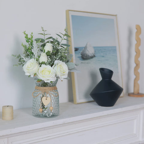 VIERENA eucalyptus and lambs ear detail offering soft greenery contrast