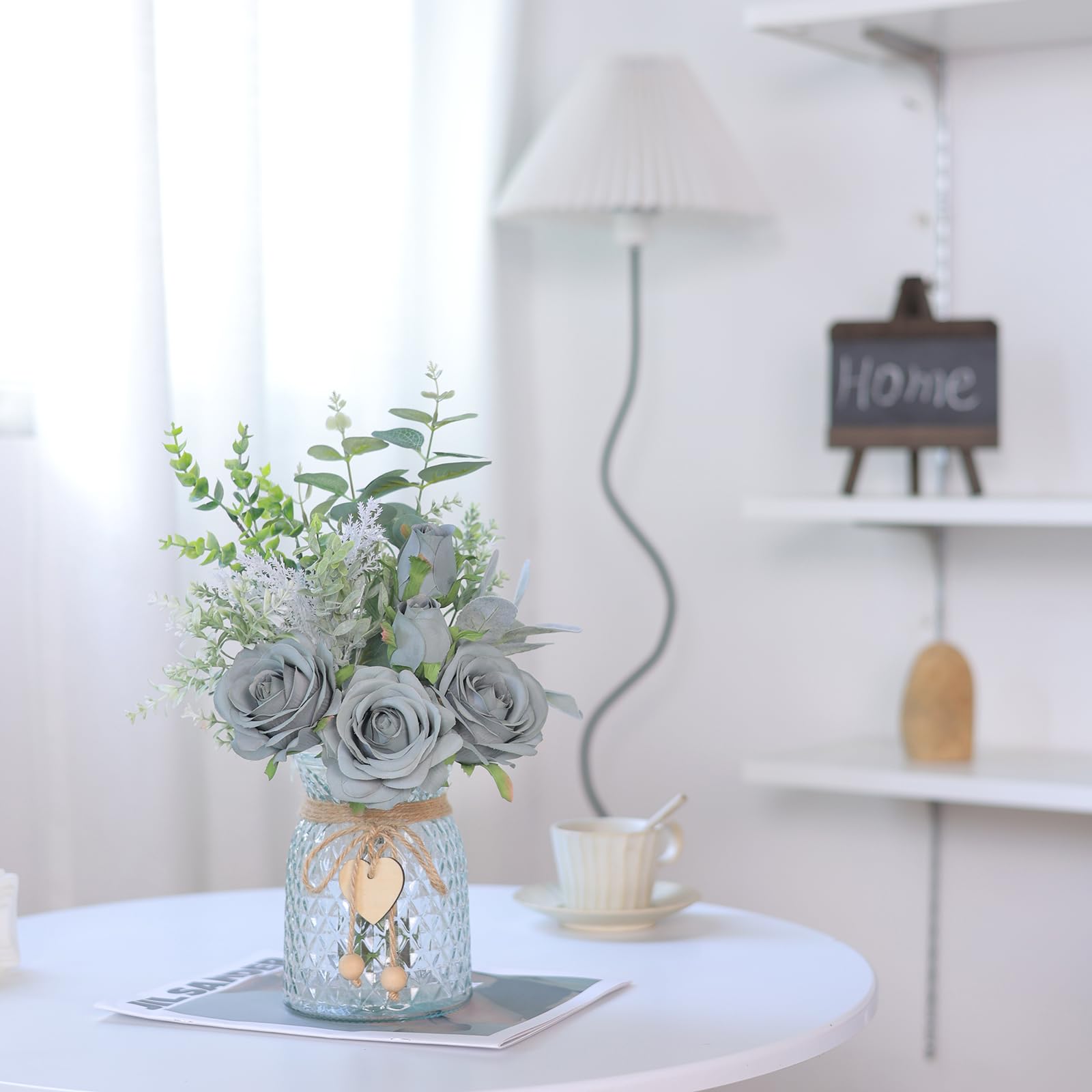 VIERENA full-height on table showing 14.5-inch scale and space-friendly size