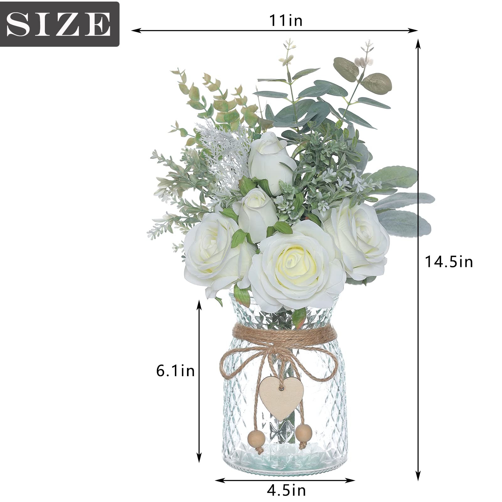 VIERENA arrangement on coffee table adding maintenance-free decor appeal