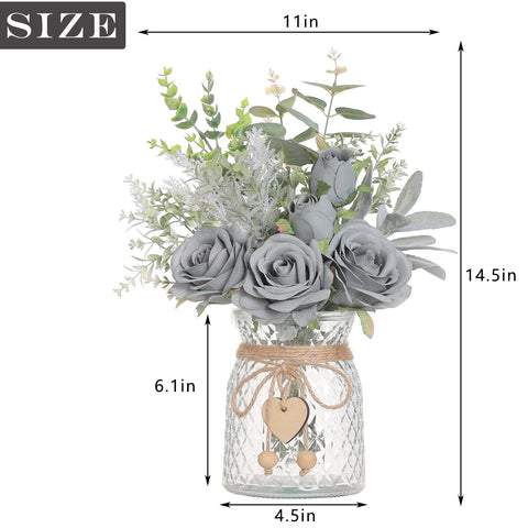 VIERENA top-down view of bouquet arrangement illustrating balanced composition