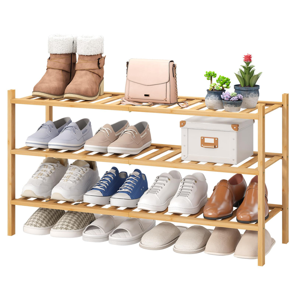 viewcare front view showing full rack organized and neat