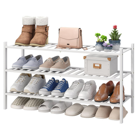 viewcare front view assembled showing neat shoe organization and space saving