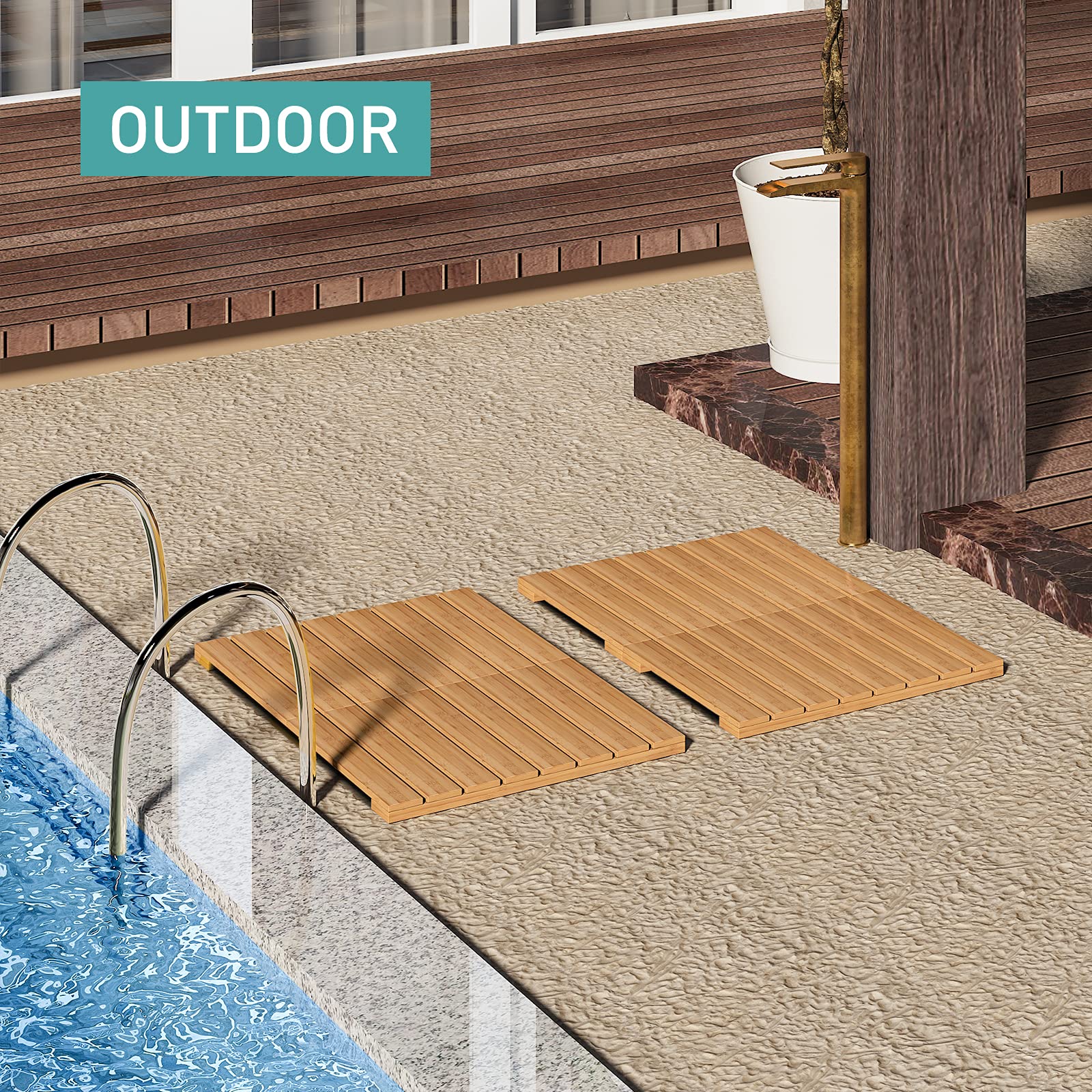 viewcare underside showing eight anti-slip gaskets for stable, non-slip performance