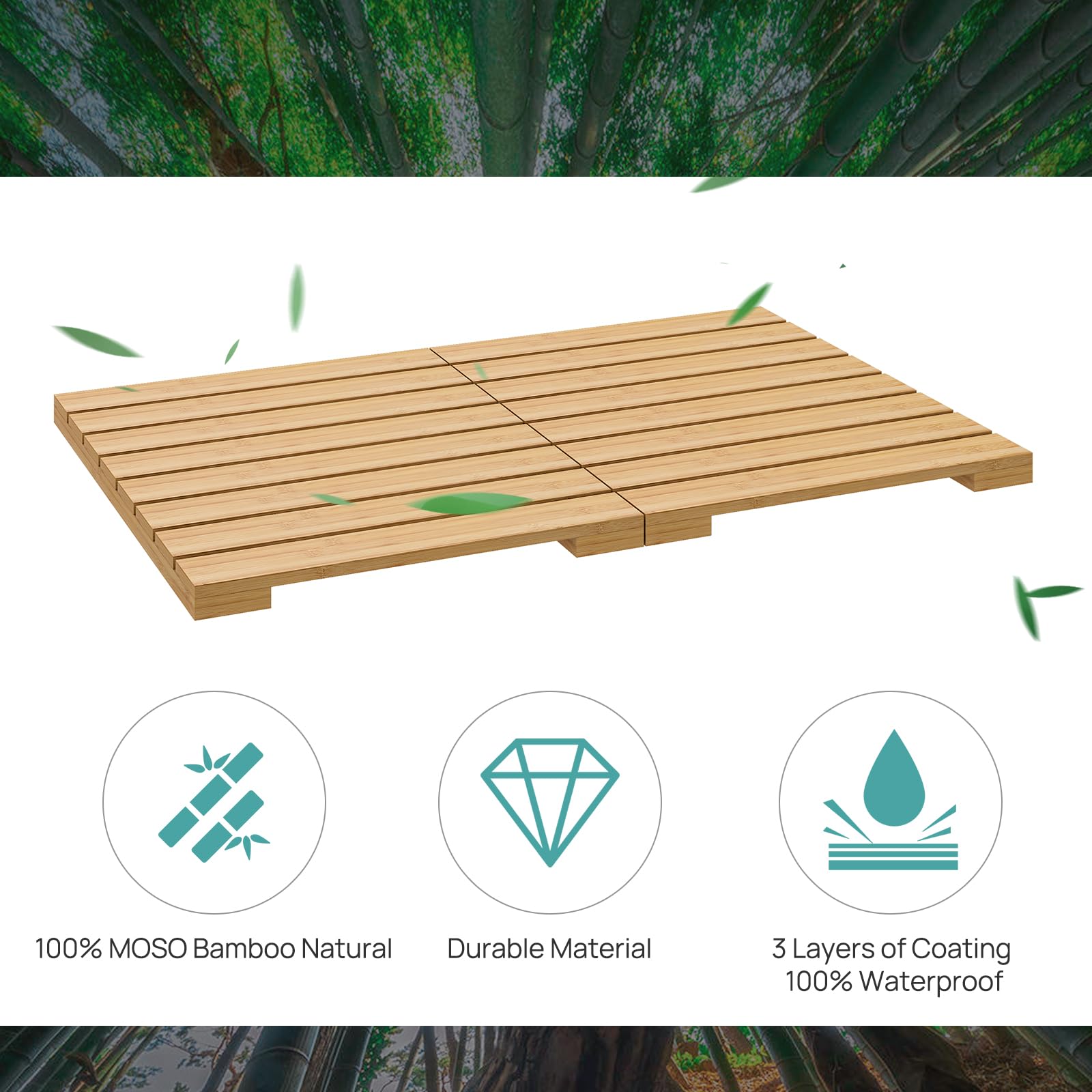 viewcare surface with water droplets demonstrating waterproof coating and easy evaporation