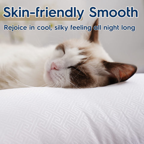 viewstar pillow fill close-up displaying microfiber clusters for resilient firmness