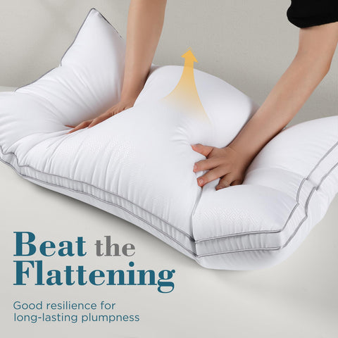 viewstar side profile showing pillow loft and steady head support