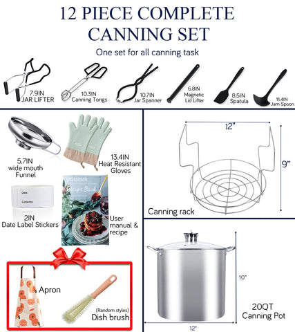 Vigamimn collapsible rack inside pot holding jars for even water bath processing