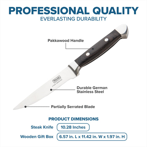 Viking knife full-tang joint image highlighting balance and sturdy construction