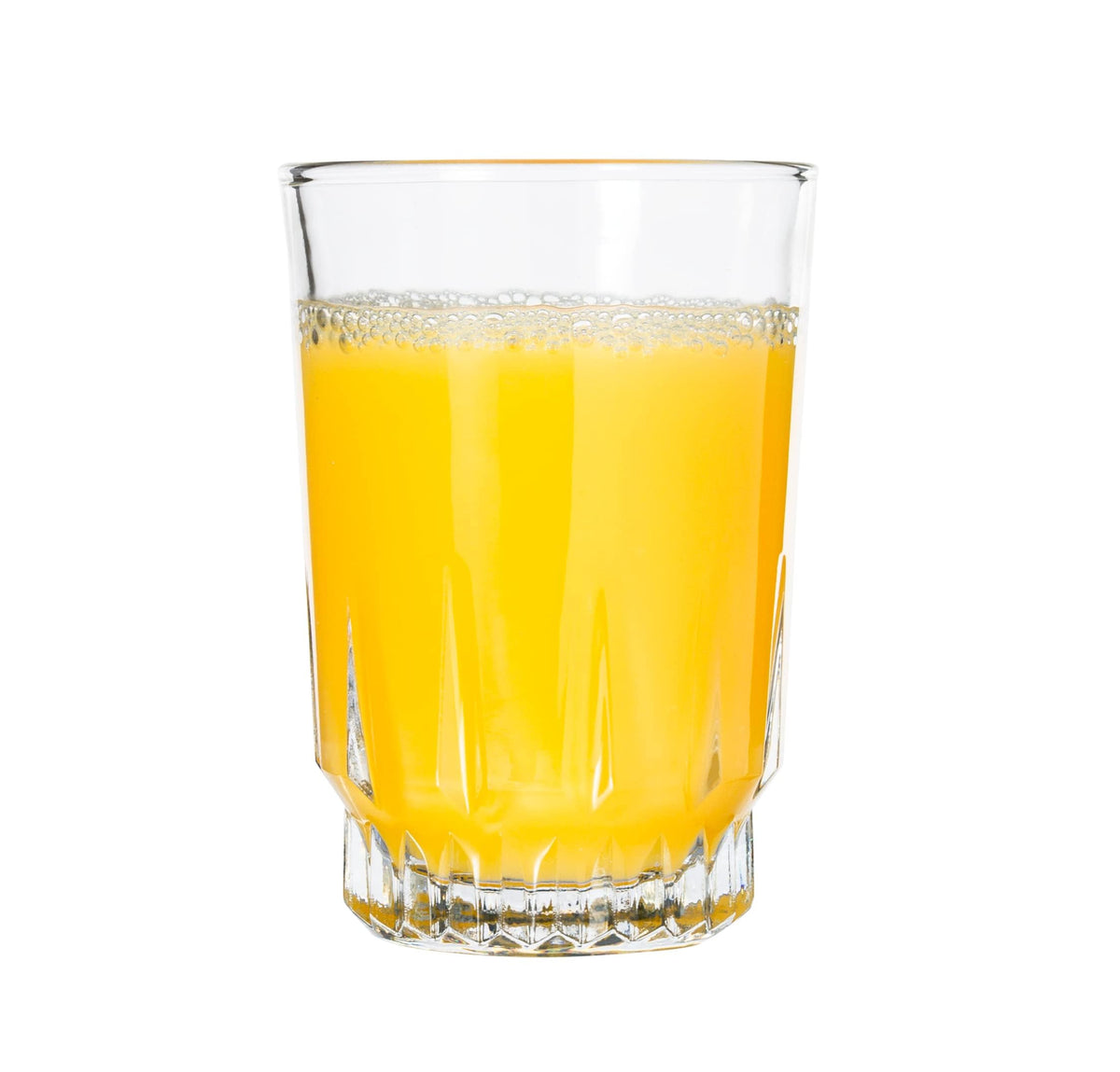 Vikko 5oz glass front view showing clear crystal finish and elegant silhouette for serving.