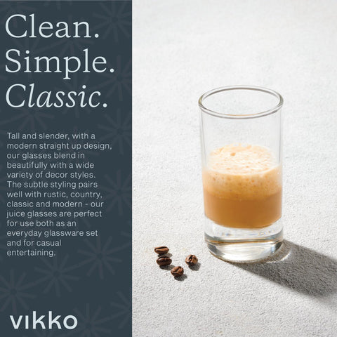 Vikko kids drinking milk from glass illustrating child-friendly sturdy design