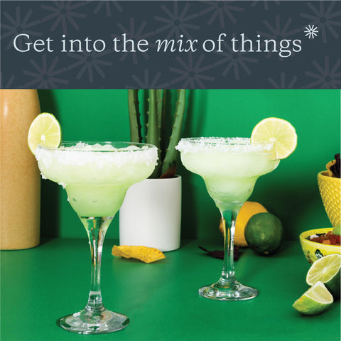 Vikko margarita glass filled with frozen cocktail showcasing vivid color and generous 10 oz capacity