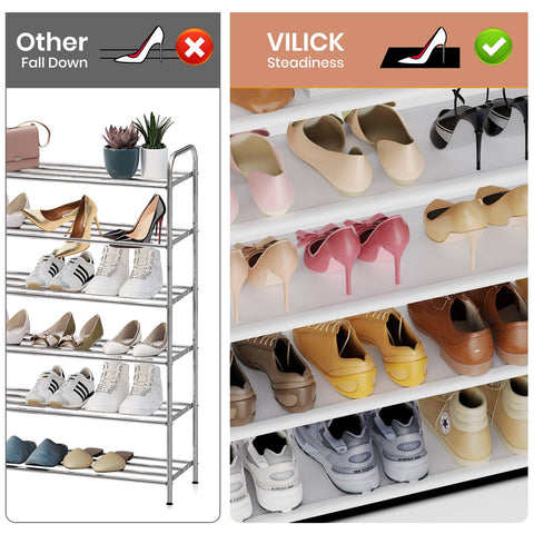 VILICK in closet scale comparison fitting neatly under a shelf