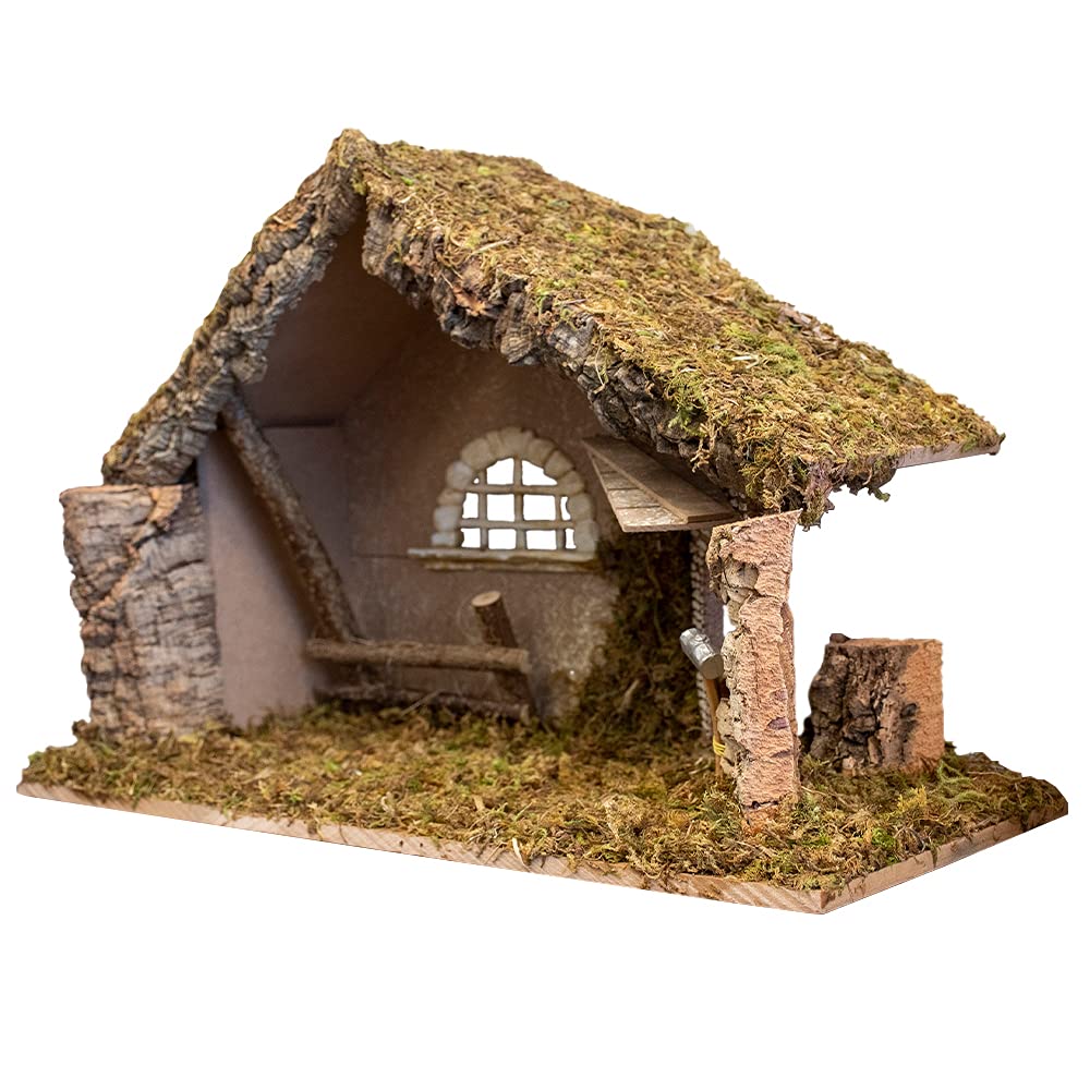 VILLAGE GIFT IMPORTERS close-up of moss hay and fabric textures benefit: rich handcrafted detail