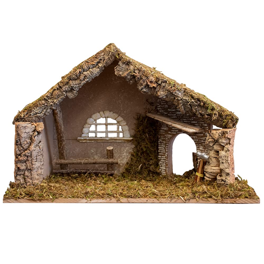 VILLAGE GIFT IMPORTERS front view showing rustic wood and open display benefit: authentic centerpiece