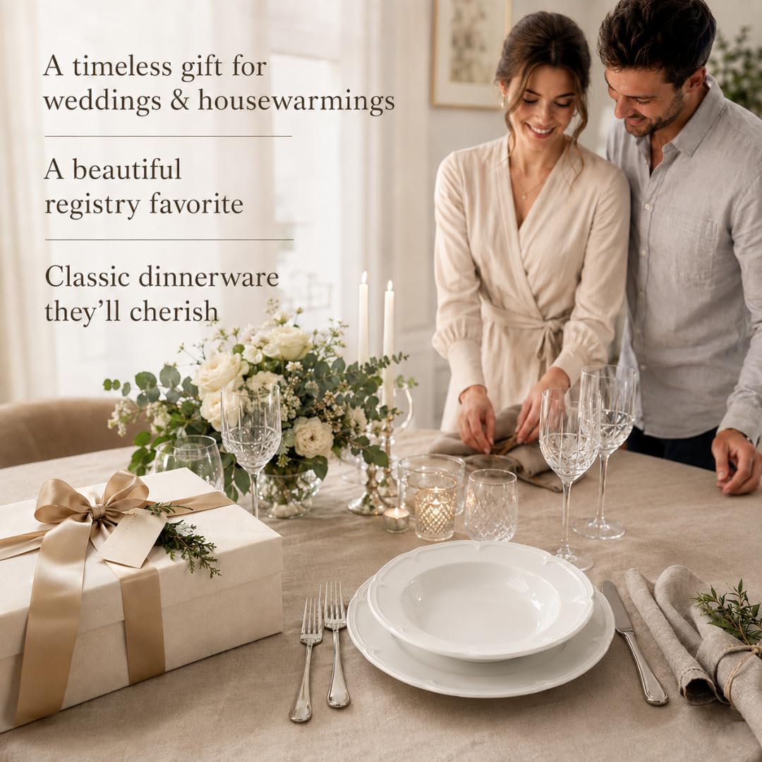 Villeroy & Boch branded packaging of Manoir set for gifting convenience