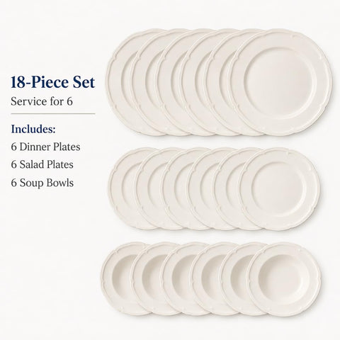 Villeroy & Boch Manoir rim soup bowl close-up showing practical depth