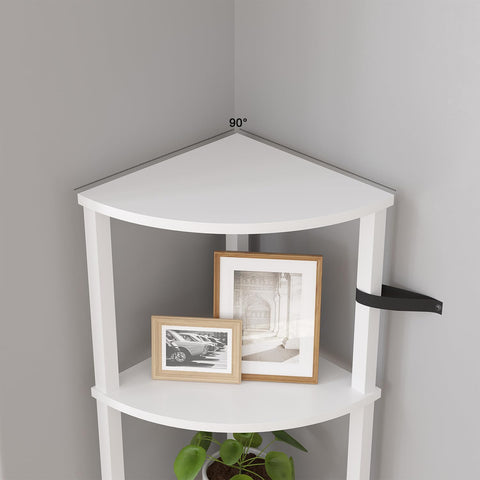 VIMBER shelf in kitchen with dishes showing versatile storage use