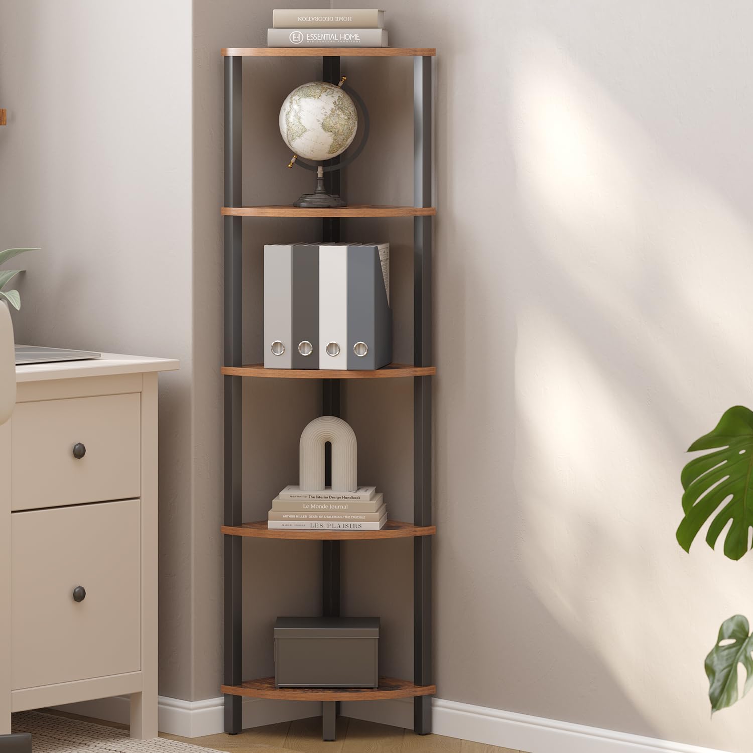 VIMBER close-up of wooden shelf grain highlighting texture and warm finish