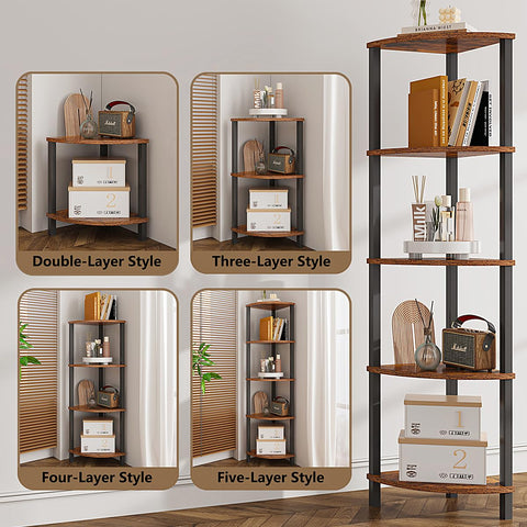VIMBER shelf placed in a living room providing vertical storage and style