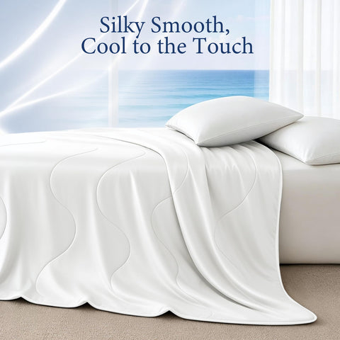 Styled bedroom with Vine Voice comforter on full bed showing cool bedroom aesthetic