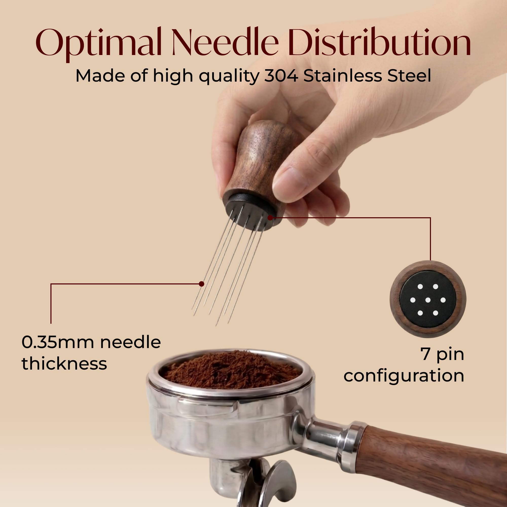 VIN FRESCO needle tip detail demonstrating corrosion-resistant strength
