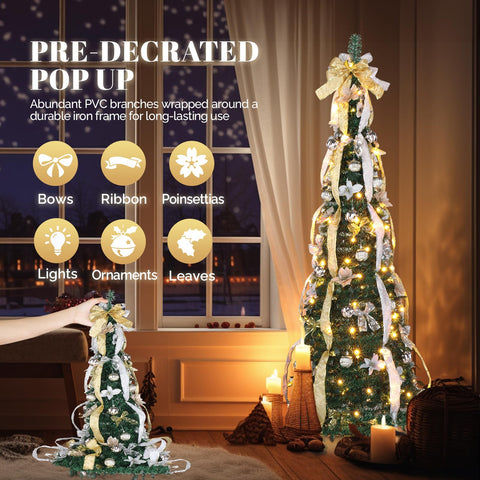 VINGLI pine cones and red berries detail adding classic charm