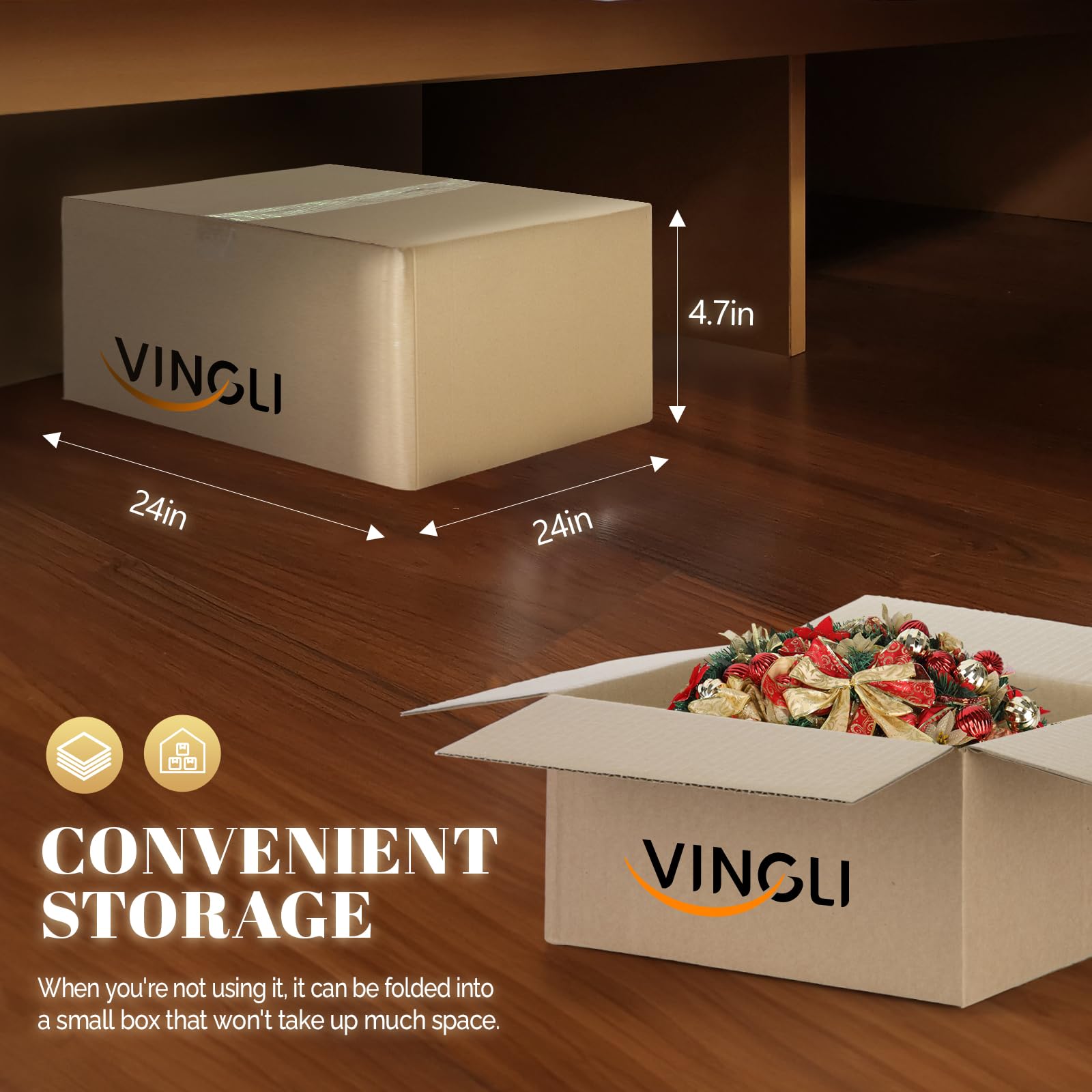 VINGLI tree next to sofa showing height and slim profile for small rooms