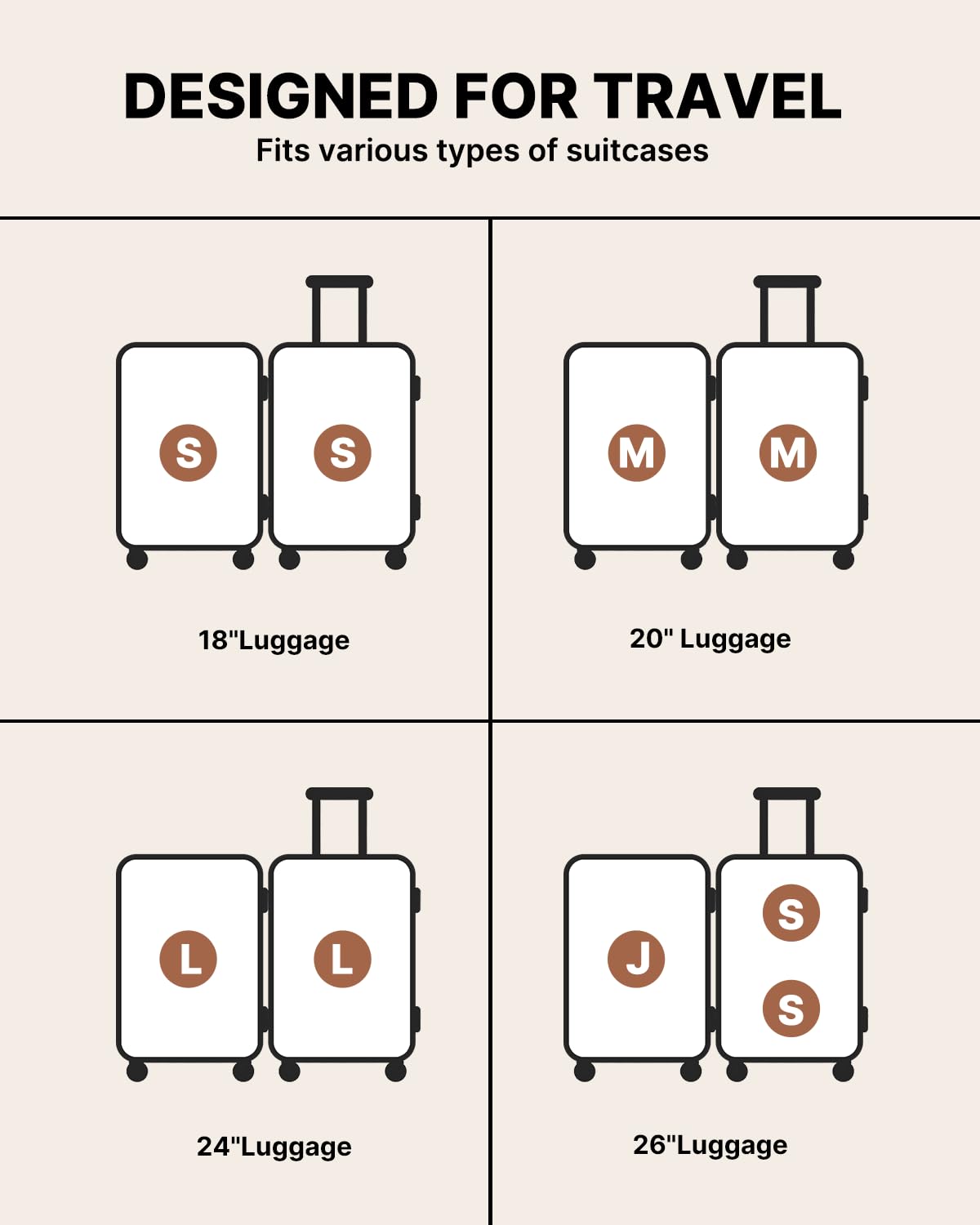 VINTAR bags being packed into suitcase, maximizes luggage capacity