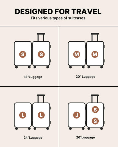 VINTAR bags being packed into suitcase, maximizes luggage capacity