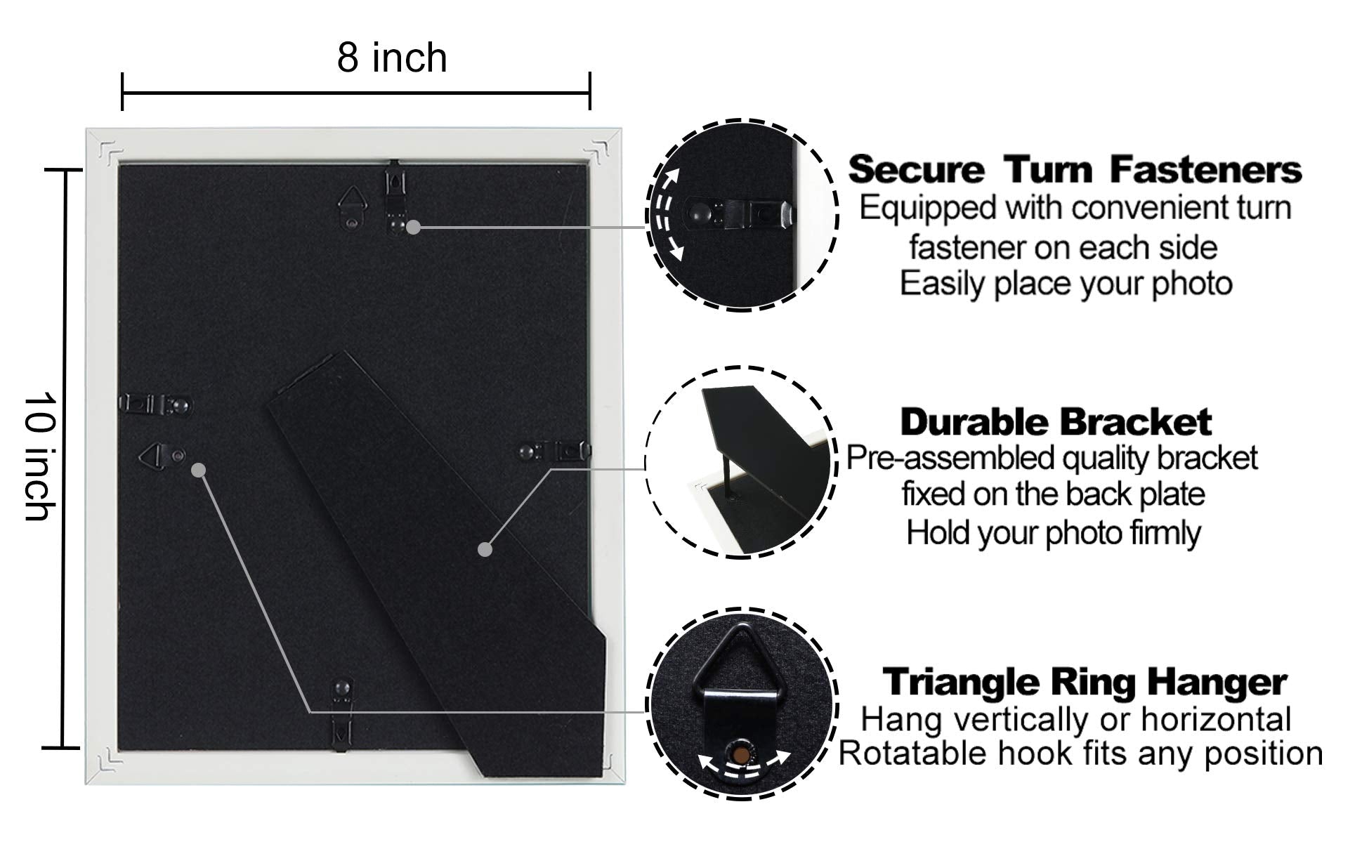VIOLABBEY frame on tabletop with 45-degree stand demonstrating stable desktop display