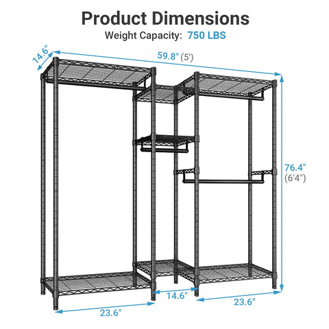 VIPEK close-up of adjustable shelf hardware highlighting sturdy steel construction