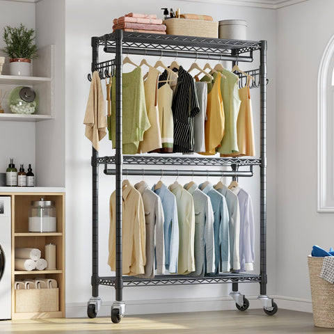 VIPEK side view with heavy coats demonstrating stable depth and support