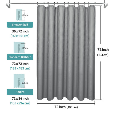 Vipfree curtain in bathroom lifestyle scene adding privacy and modern style
