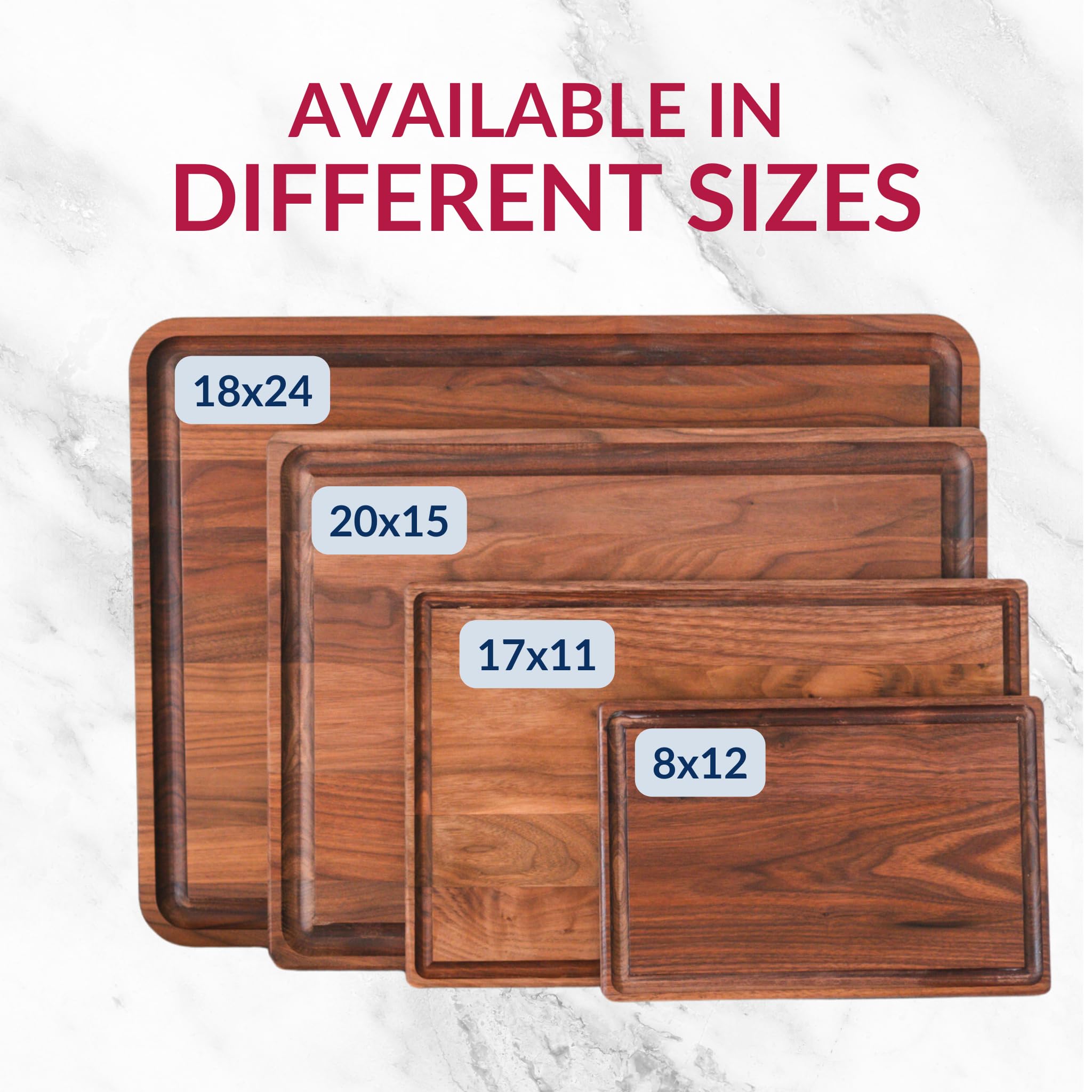 Virginia Boys Kitchens packaged board ready for gifting, eco-friendly presentation