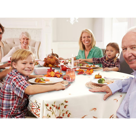 Virtumob on rectangular table showing 60x102 fit for oblong tables