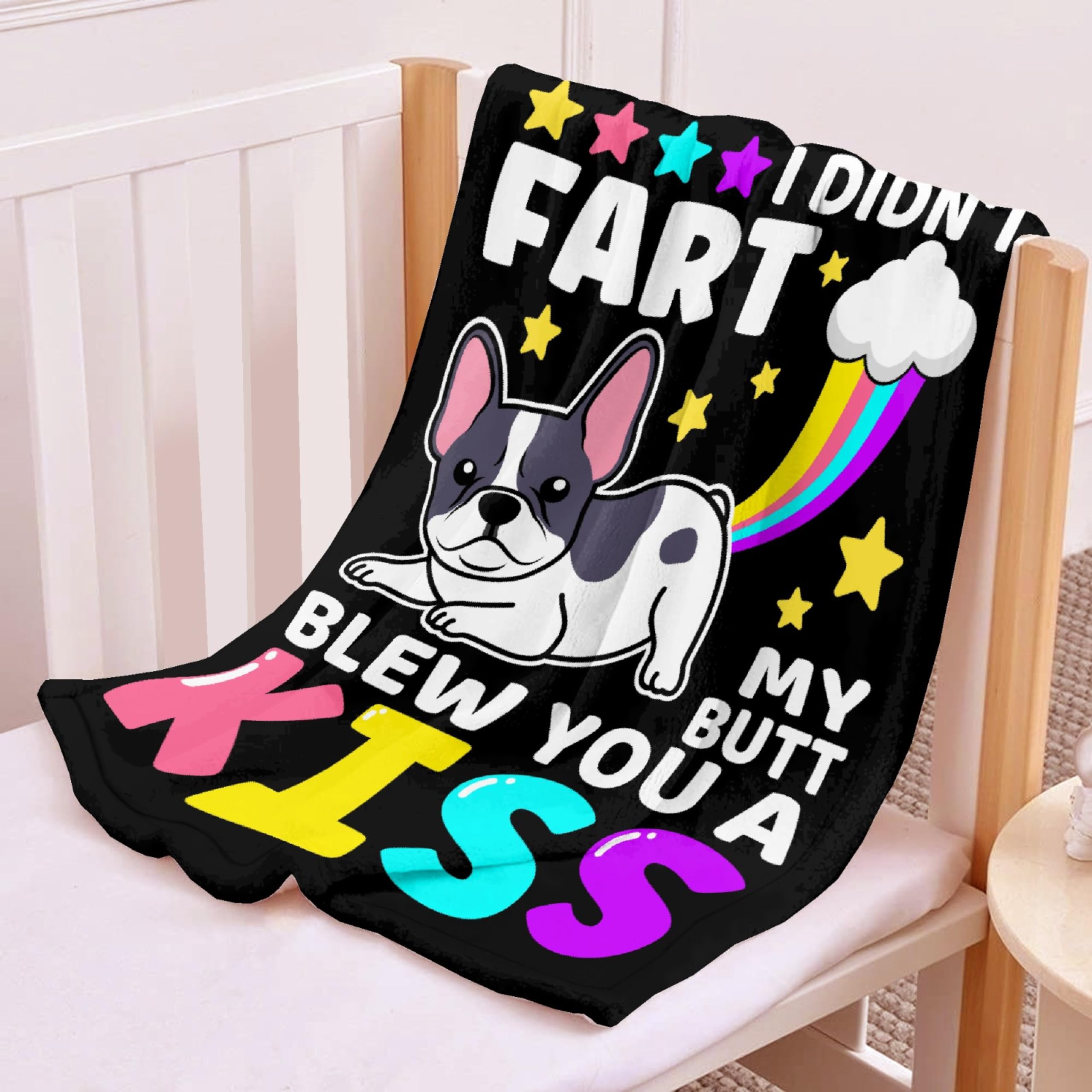 virudhaka detailed HD printed French bulldog pattern for vibrant looks