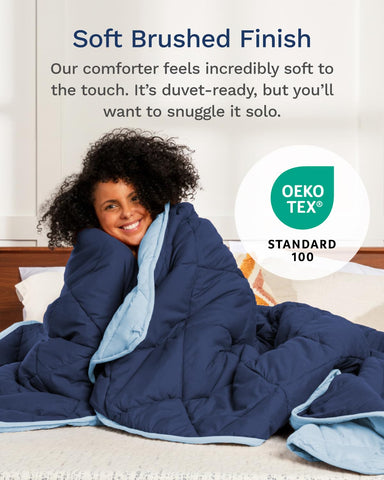 ViscoSoft corner loop detail demonstrating secure attachment inside duvet covers