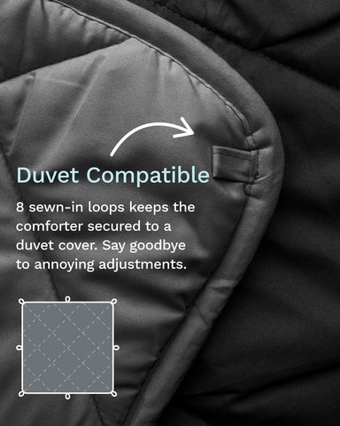 ViscoSoft diamond stitching showing even fill for consistent warmth