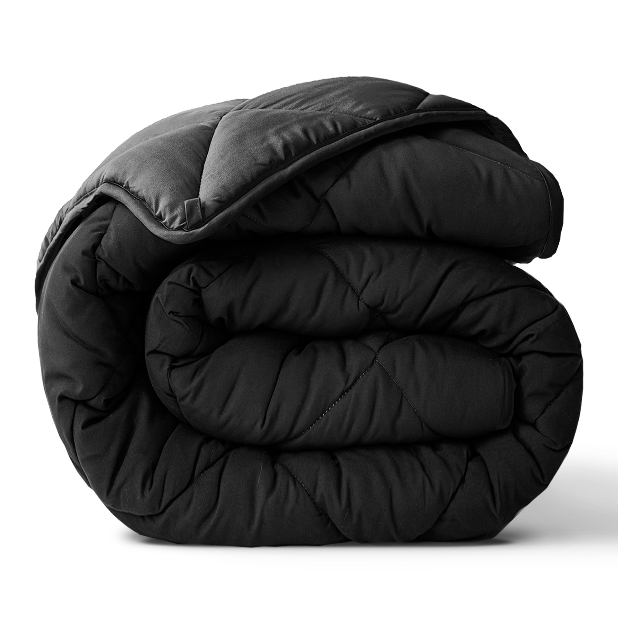 ViscoSoft comforter front view showing clean twin bed and cozy appeal