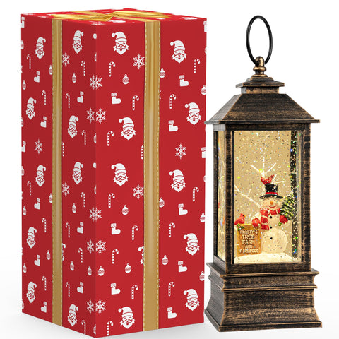 VISFLAIR close detail of label and cardinals emphasizing festive decals and texture