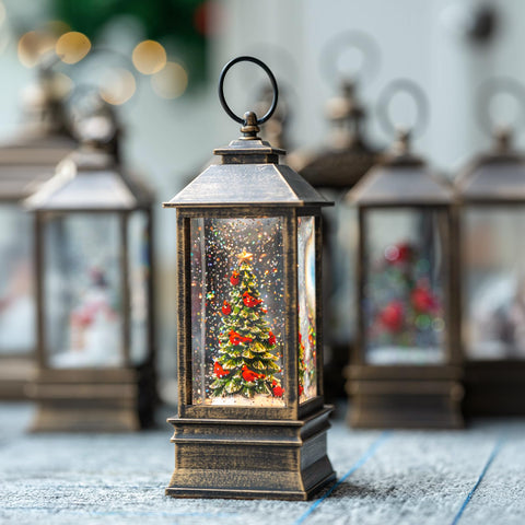 VISFLAIR on a mantel in living room setting benefit: instant holiday décor upgrade