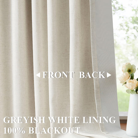 Vision Home close-up of linen-blend texture highlighting natural look