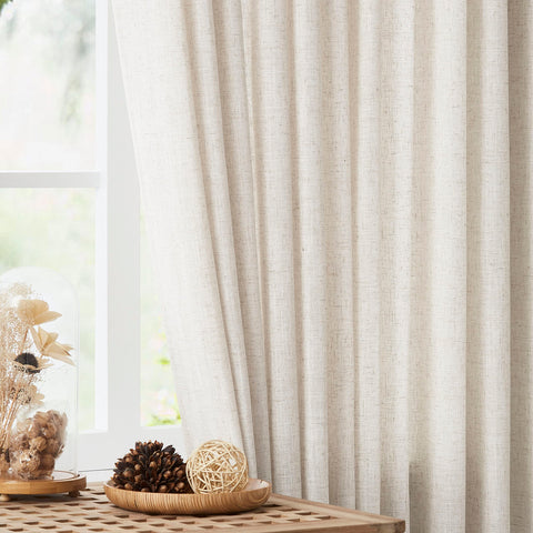 Vision Home close-up of linen-like fabric texture emphasizing natural appearance
