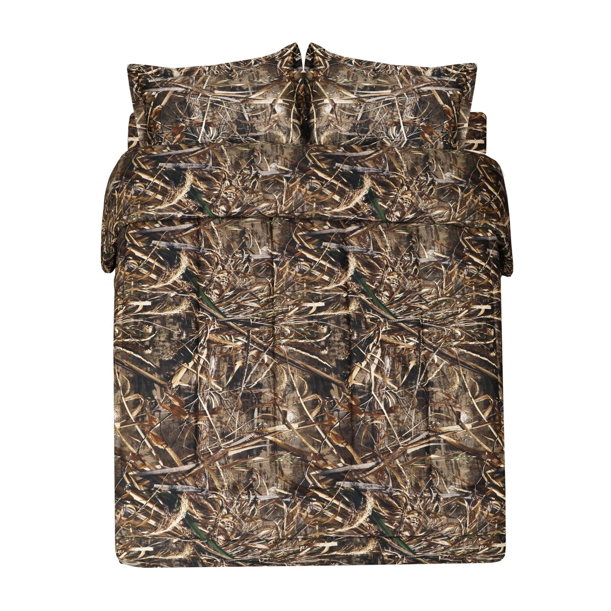 VISI-ONE comforter front view showing Realtree Max-5 camo and cozy appeal