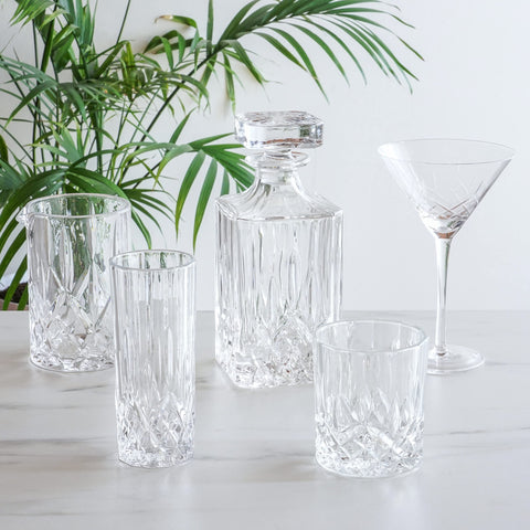 Viski glasses styled outdoors at a party conveying sophistication and durability