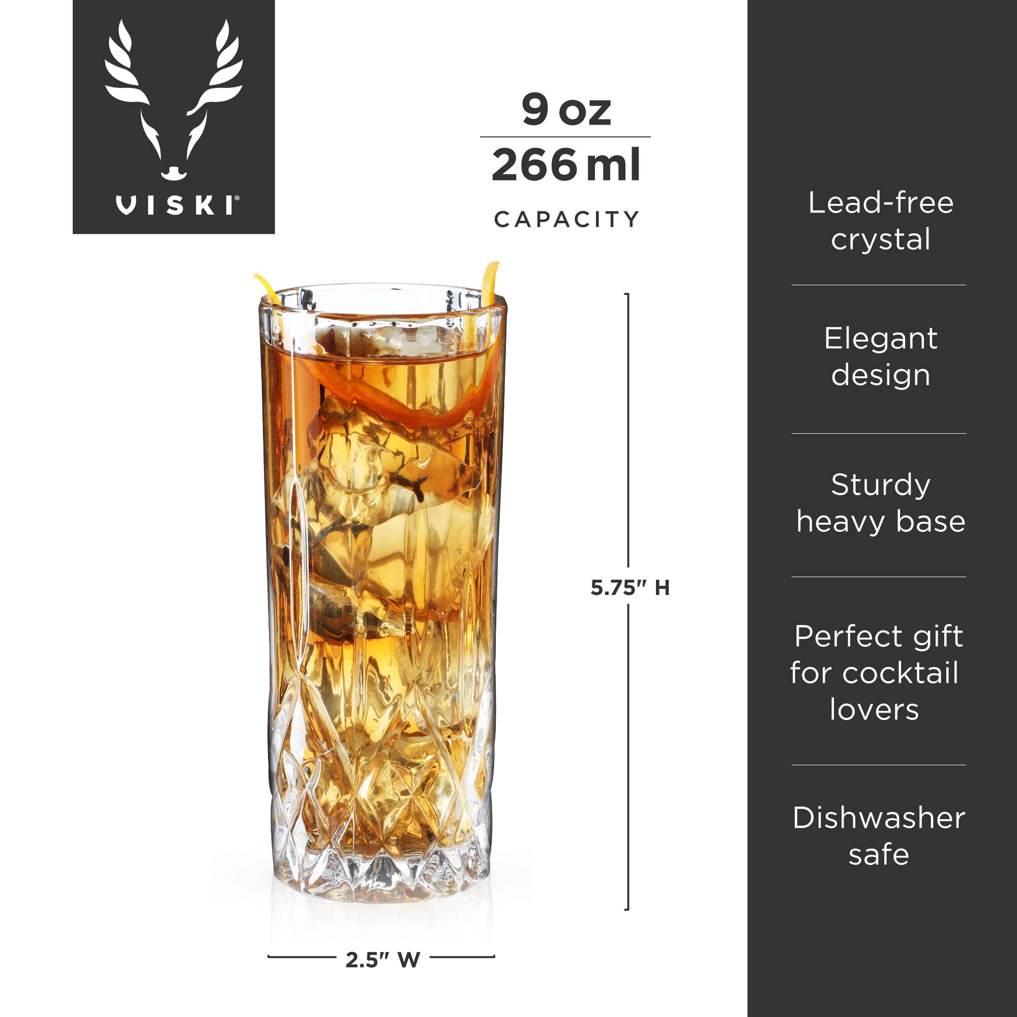 Viski rim detail showcasing smooth lip for comfortable sipping and clean pours