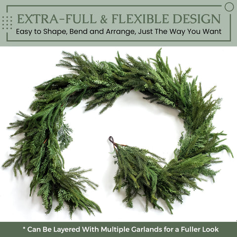 Vita Domi garland used as table centerpiece creating cozy atmosphere