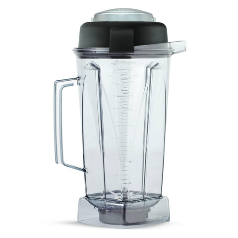 Vitamix 15856 front view showing clear container and measurement marks for easy portioning